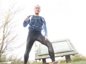 院長トレイルランニング中