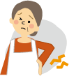 腰痛・足にかけての痺れ