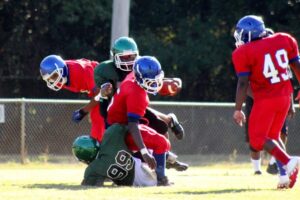 アメリカンフットボールのタックル