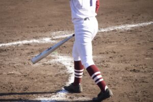 野球選手の大きなお尻