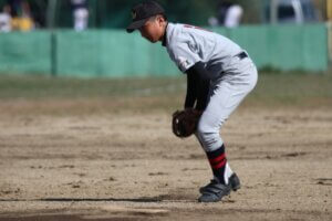 野球選手の膝の痛み