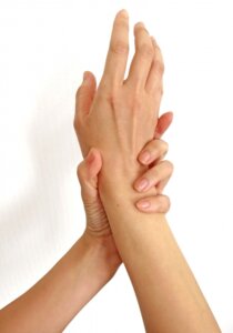 前腕部の筋肉に針治療