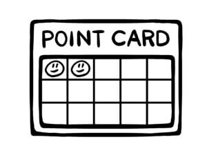 回数券やスタンプカード