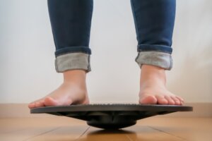 身体全体のバランスを取る