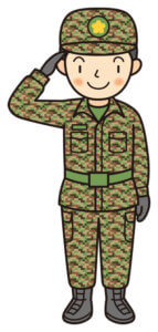 半長靴を履いての武装走