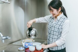 鍼灸院内の雑用