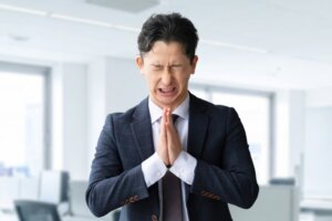 必死に売り込みをする治療院